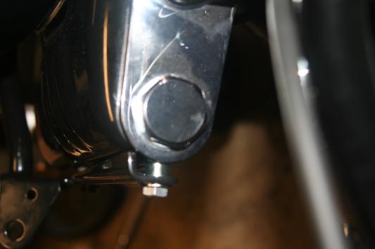 picure of bottom spacers installed in top position.