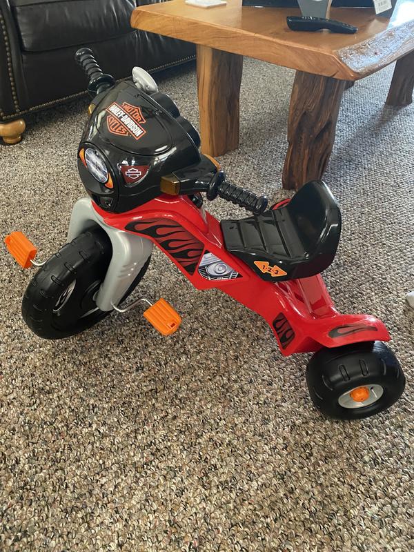 Harley Davidson Kids Trike Push Handle Fisher-Price Toddler Tricycle Harley