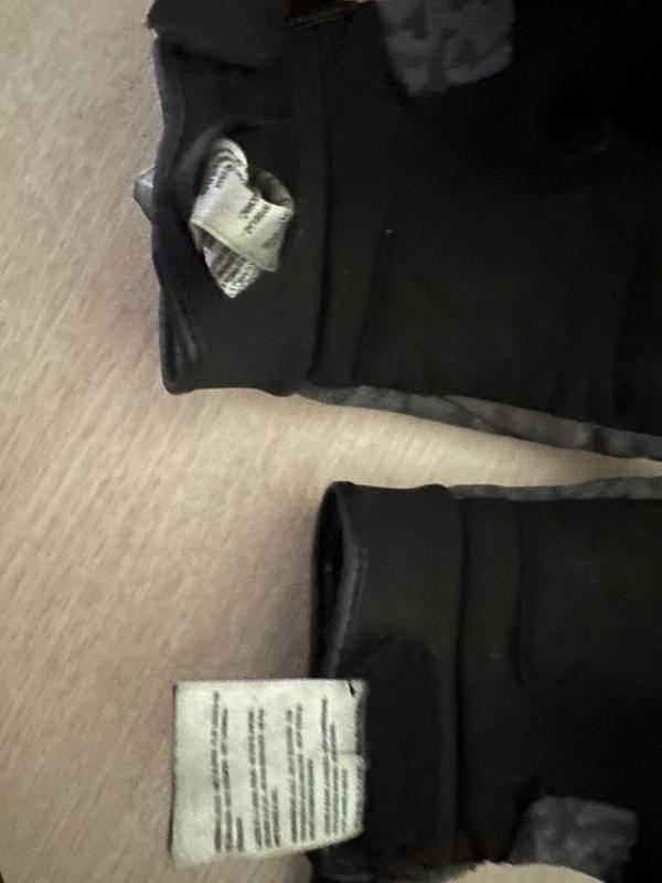 Both ripped under Velcro