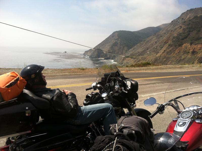 Taking some needed rest on the coast of California at Big Sir.
