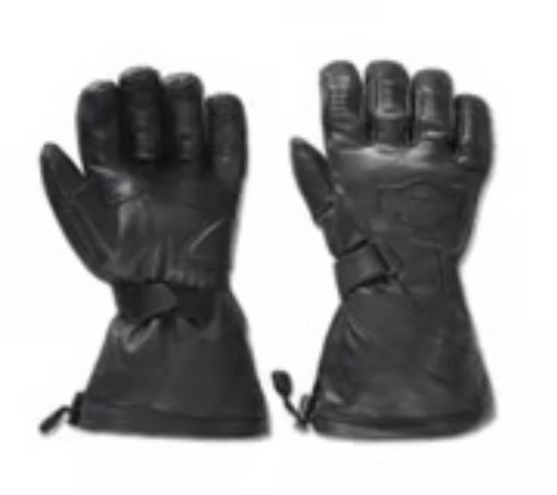 HARLEY-DAVIDSON ガントレットMサイズ ブラック Men's Circuit II Waterproof Leather Gauntlet Gloves | Harley