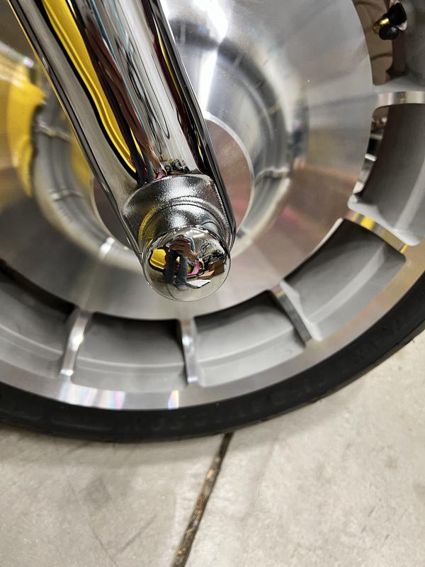 FLFBS chrome front axle covers