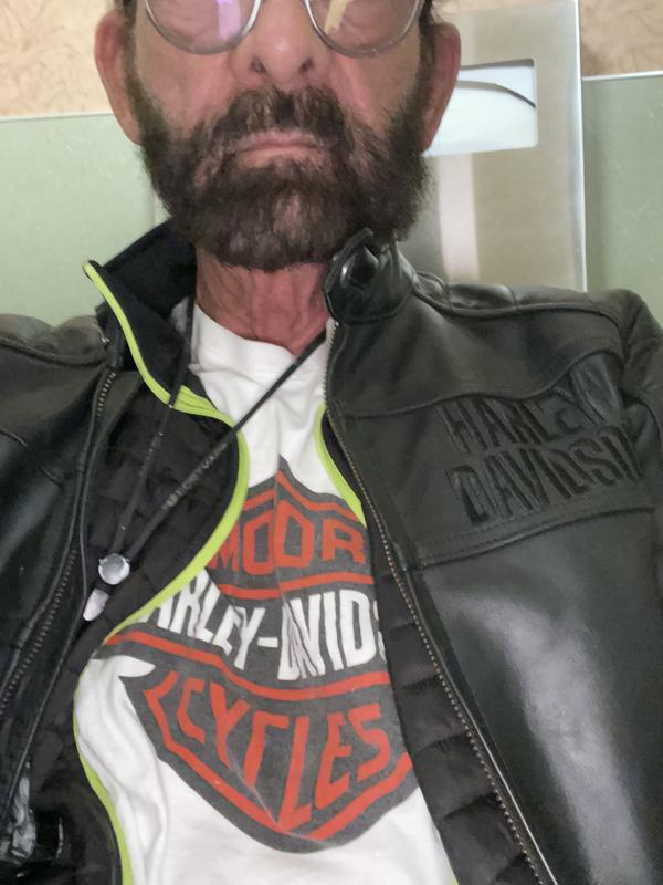 HARLEY-DAVIDSON サーマル ラグラン ロンT オレンジ×ホワイト HARLEY-DAVIDSON サーマル ラグラン ロンT オレンジ×ホワイト