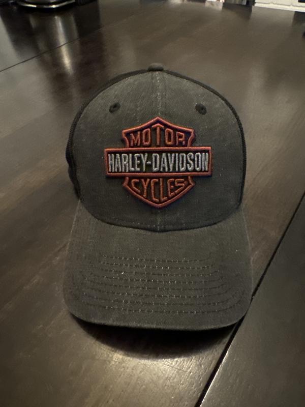 ★HARLEY-DAVIDSON★PIGMENT WASHING 6PANNEL CAP Harley-Davidson® Men's B&S cap Green/Orange - 99402-22VM