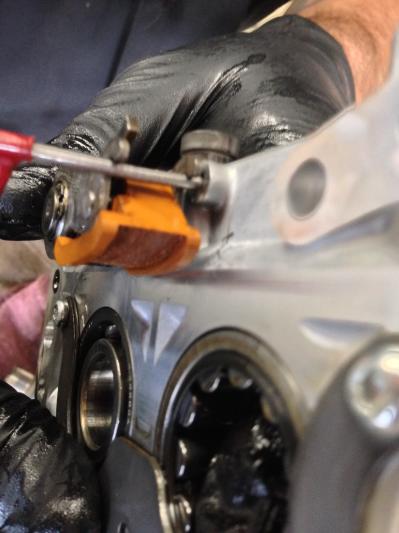 Inner OEM Spring loaded tensioner also shot