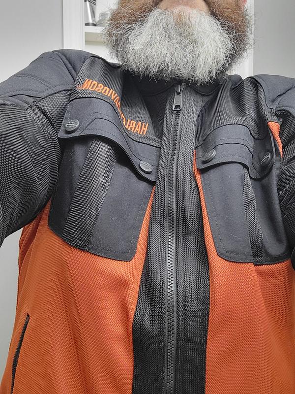 Men's Zephyr Mesh Jacket with Zip-out Liner - Vintage Orange