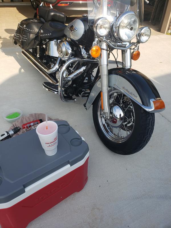 Parts on bike