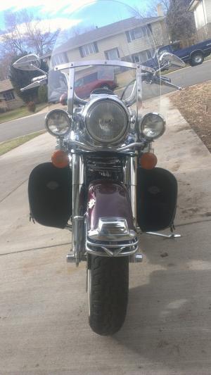 1996 Road King lower leg