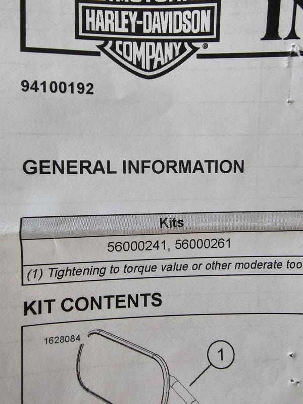 Instruction in box showing 261