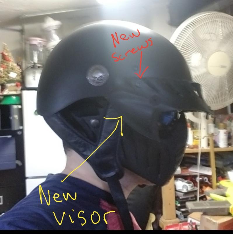 HD Helmet - with my own modded Mask & Visor.