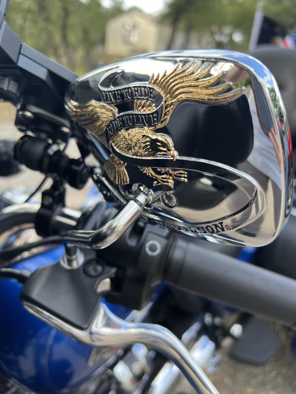 Live To Ride One-Piece Short Stem Mirror - Left Side 91866