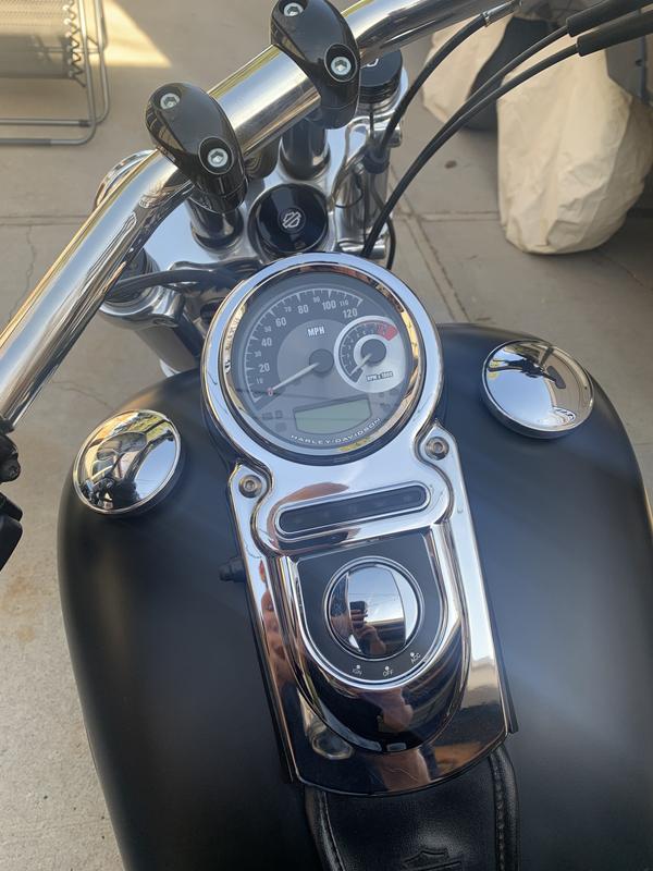 Harley fashion davidson fatboy speedometer