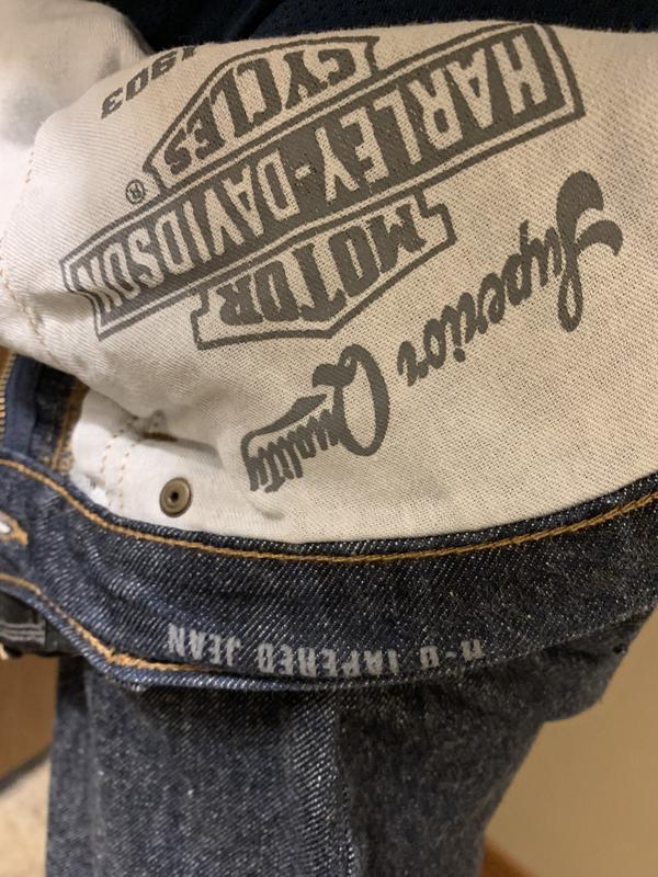 Men's Harley-Davidson Tapered Jean - Washed Black Denim