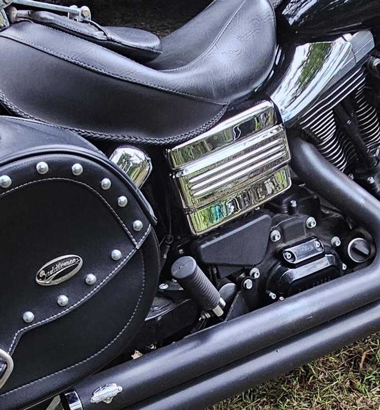 Custom dyna battery cover on sale