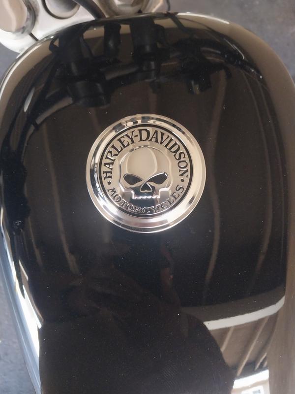 Willie G Skull Fuel Cap Medallion 99670-04 | Harley-Davidson USA