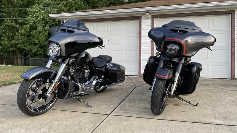 Installed it on my FLHXS (left bike)