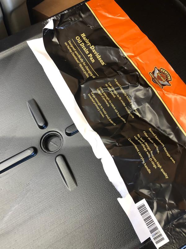 Oil Drain Container Green-L Universal ABS Low Profile Oil Drain