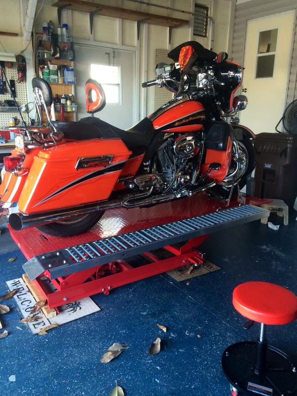 Too old to bend over to clean the lower part of bike