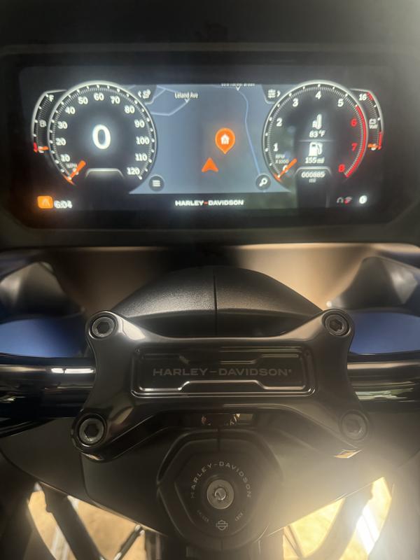 Navigation while in cruise mode with all the gauges.