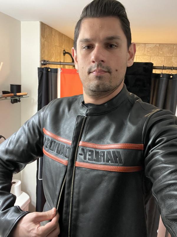 Ｌ ハーレーダビッドソン VICTORY LANE ライダースジャケット Men's Victory Lane II Leather Jacket - Tall | Harley-Davidson ME