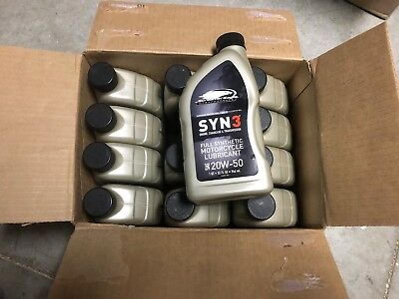 4 Qt. SYN3 Full Synthetic Motorcycle Lubricant Oil Change Kit