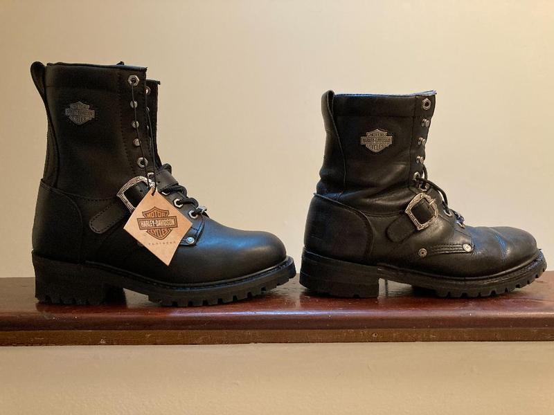 You can see the difference. The new boot is technically one half size smaller than the old boot. When ordering I would recommend going one whole size smaller.