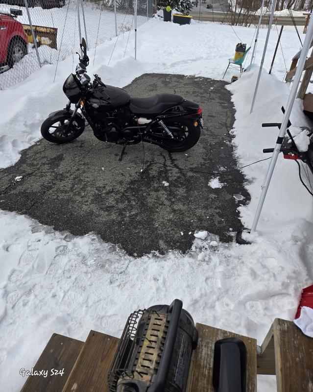 This is the conditions I'm still riding through
