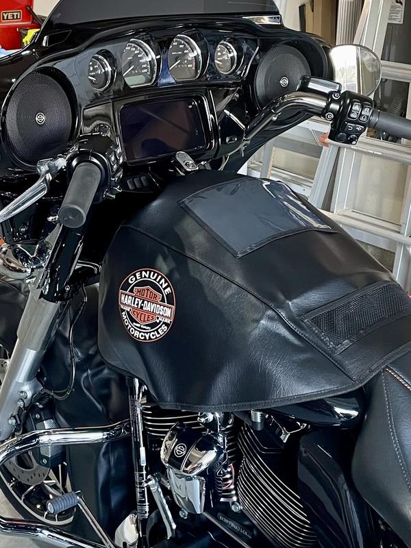 TIE Harley Davidson Sportster tank cover - SpacioBiker