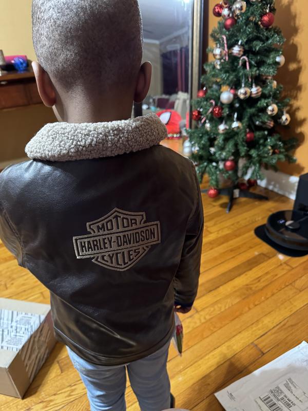 Little Boys Faux Leather Sherpa Jacket | Harley-Davidson USA