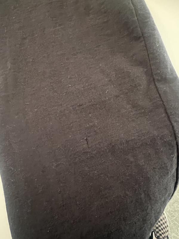 Tear in the sleeve
