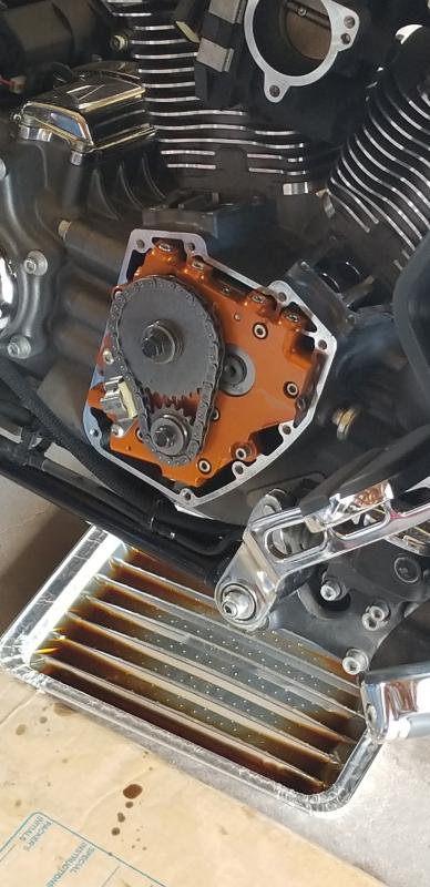 New cam plate and oil pump