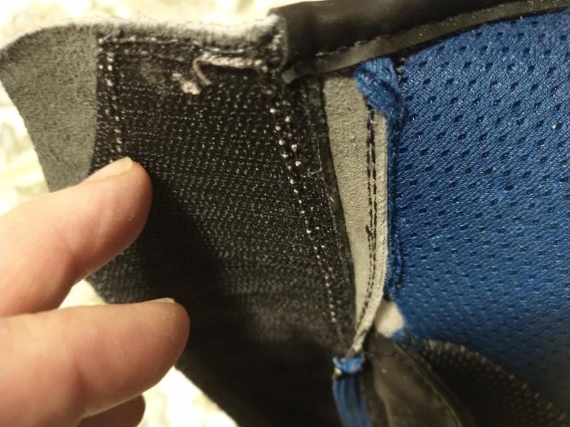 seam failure on new boot