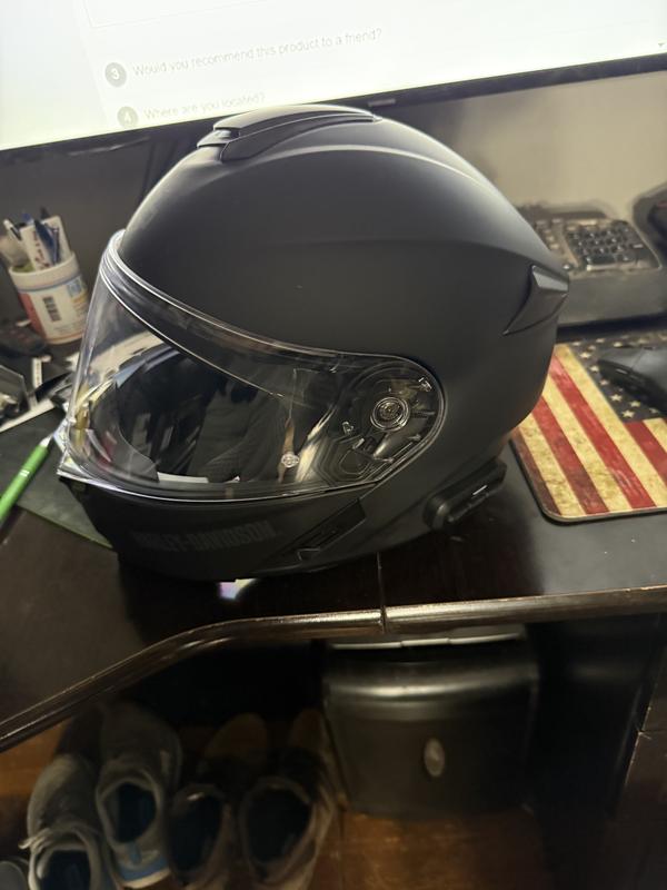 Outrush R Modular Bluetooth Helmet - Matte Black | Harley