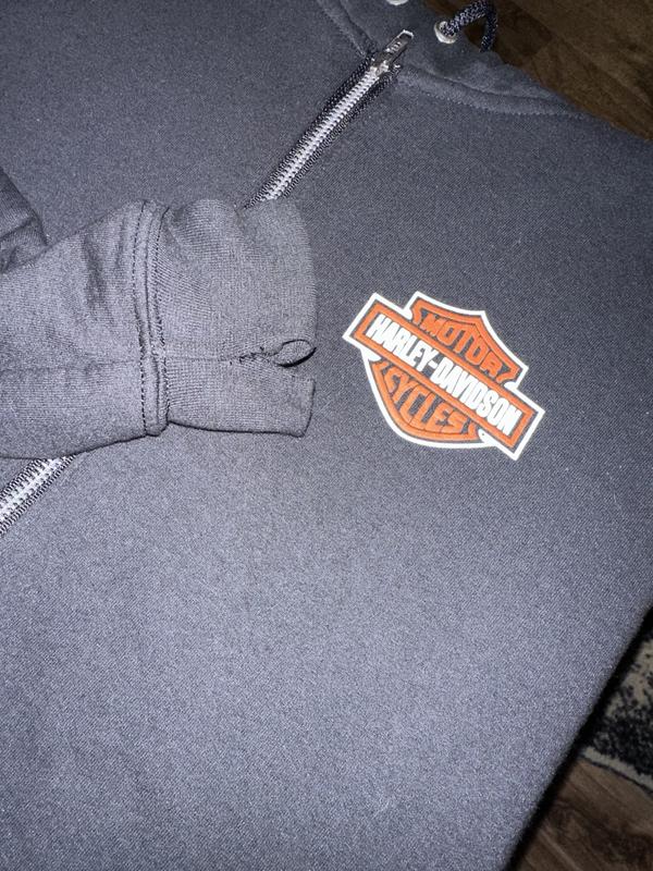 Men's Bar & Shield Zip Front Hoodie | Harley-Davidson USA Men's Bar & Shield Zip Front Hoodie | Harley-Davidson USA