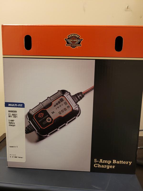 5.0 Amp Dual-Mode Battery Charger 66000309 | Harley-Davidson USA