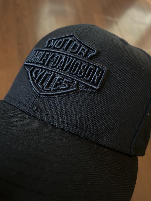 Harley-Davidson Men's Willie G Skull Fitted Cap, Black Beauty - 3XL