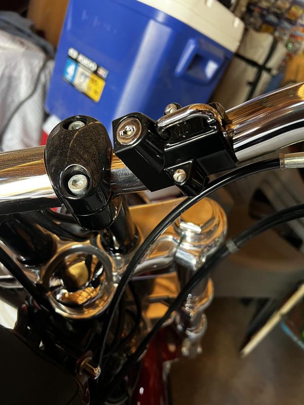 On handle bars