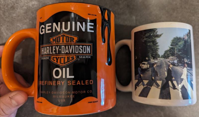 18oz H-D Mug vs. Standard sized 11oz mug.