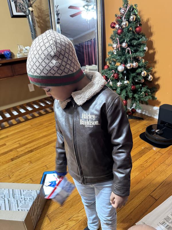 Little Boys Faux Leather Sherpa Jacket | Harley-Davidson USA