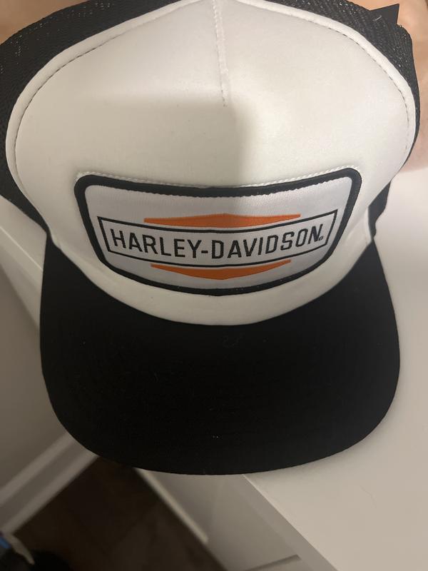 【Harley-Davidson】Diamond Logo Patch Trucker キャップ Men's Diamond Logo Patch Trucker Cap | Harley-Davidson USA