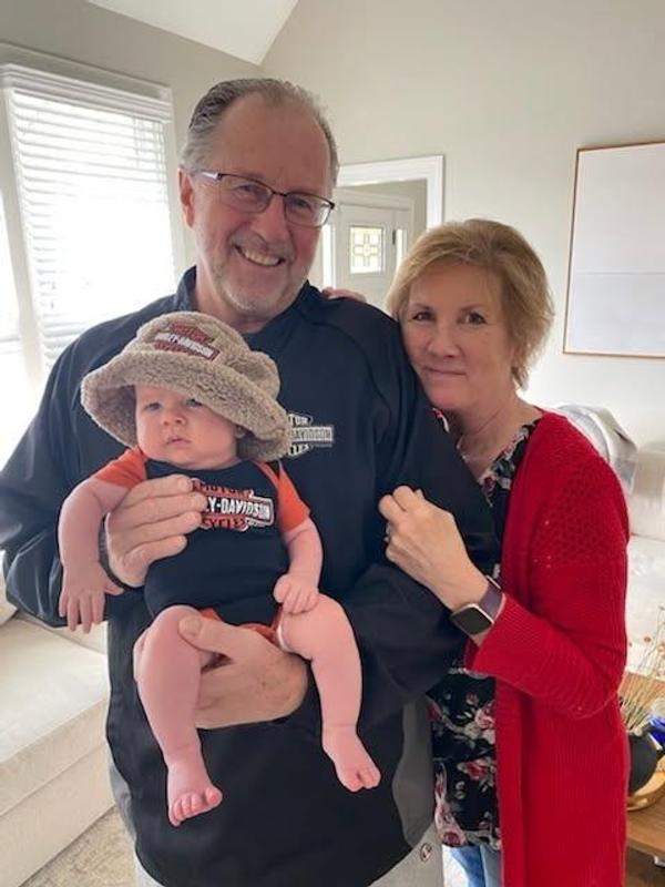 We match, Grandpa - can't wait to ride!