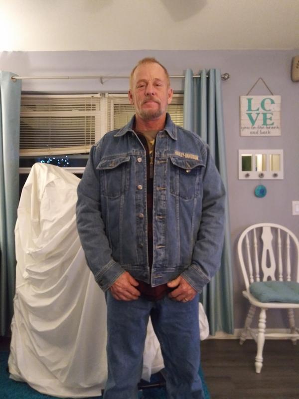 My new denim Harley Davidson Jacket