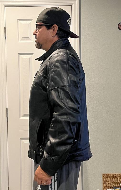 Men's Swingarm 3-in-1 Leather Jacket - Tall