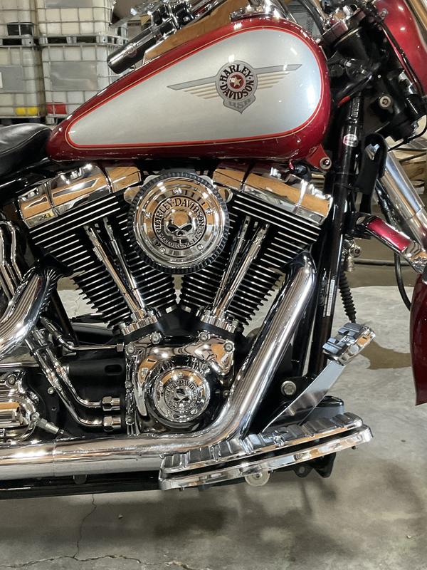 Here's a few pics on my 04 FAT BOY with 88 and Carbureted