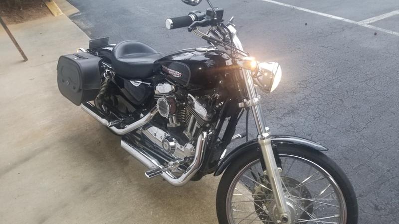 My ‘08 Sportster 1200 Custom and she is fast!