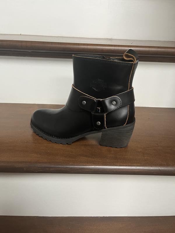 Women's Lalanne Harness Riding Boots - Black | Harley Women's Lalanne Harness Riding Boots - Black | Harley