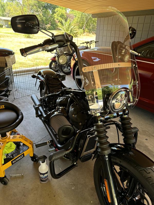 I’m painting the tank but put on the fairing for this review..