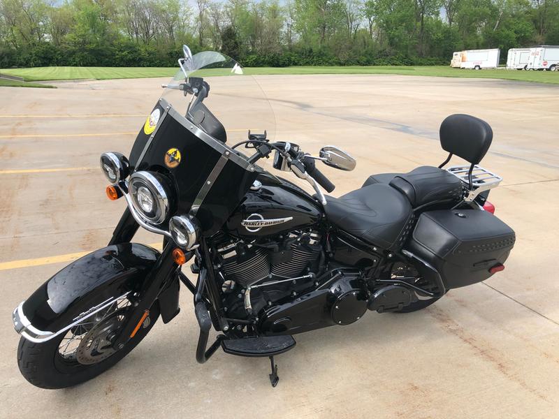 2018 Heritage with Hold Fast Sissy Bar/Backrest/Luggage Rack