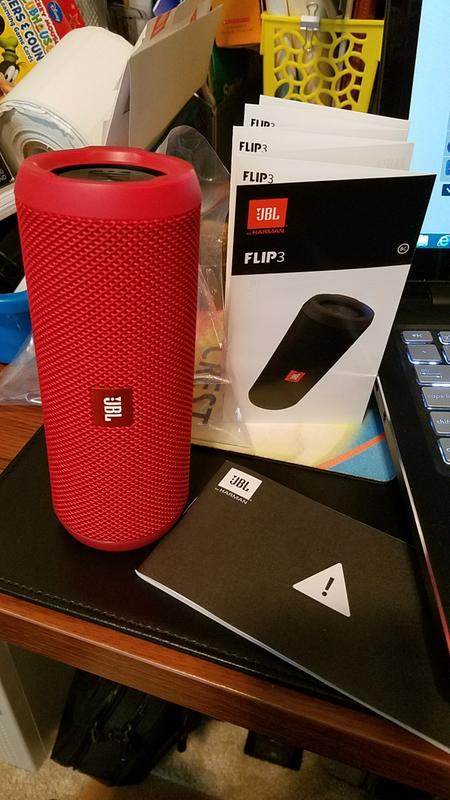 Jbl Flip 3 Full Featured Splashproof Portable Speaker With Surprisingly Powerful Sound In A Compact Form