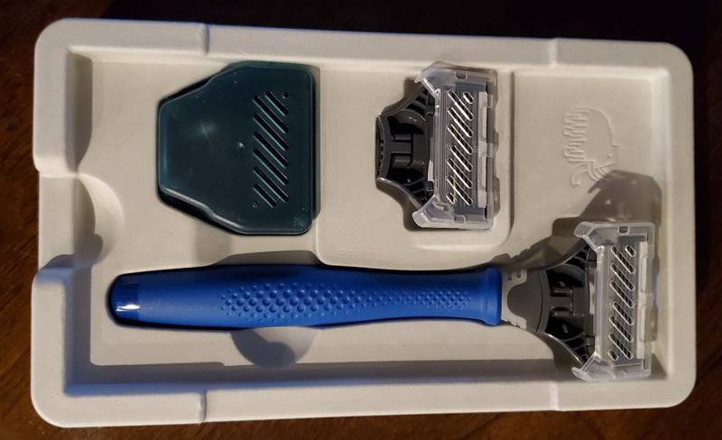 Harry's Razor with 2 Blade Cartridges Surf Blue